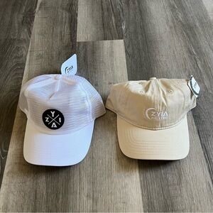 Zyia Active White and Tan hat
